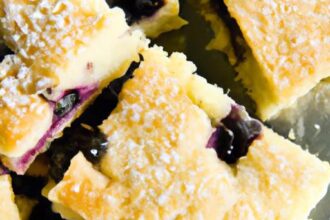 Zesty Lemon Blueberry Bars: A Bright Twist on Classic Treats