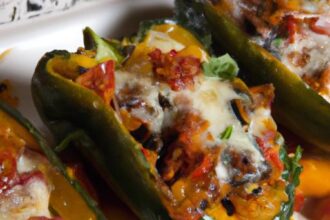 Melty Cheese Stuffed Poblano Peppers: A Flavorful Delight