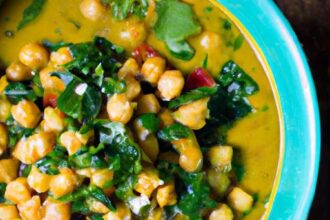 Wholesome Chickpea Spinach Curry: A Flavorful Nutrition Boost
