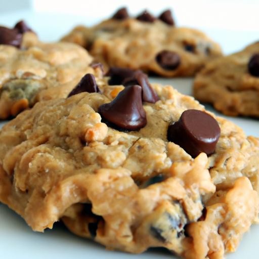 Chewy Oatmeal Peanut Butter Chocolate Chip Cookie Delight