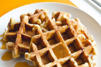 Simple 3-Ingredient Vegan Flourless Waffles: Protein Boost