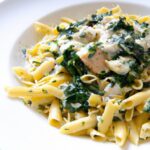 Savor the Richness: Creamy Chicken Spinach Pasta Delight