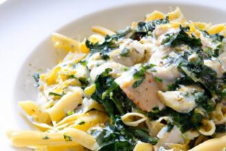 Savor the Richness: Creamy Chicken Spinach Pasta Delight
