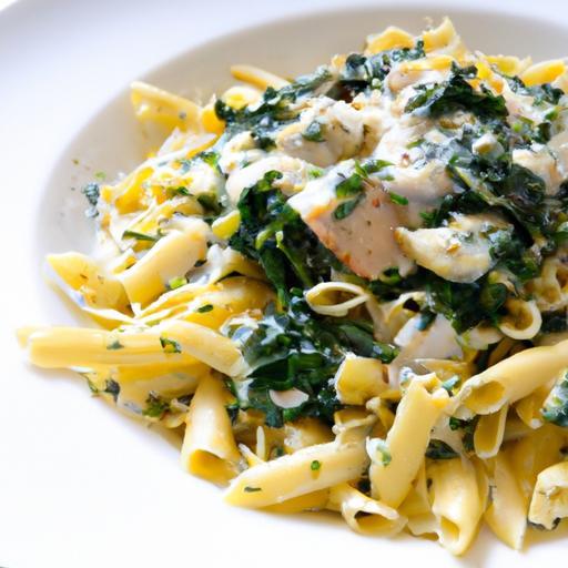 Savor the Richness: Creamy Chicken Spinach Pasta Delight