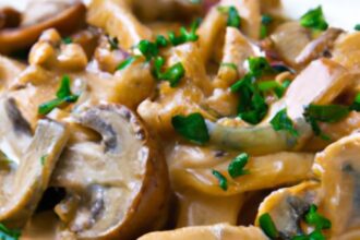 Rustic Delight: Creamy Campfire Mushroom Stroganoff Recipe