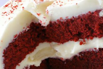 Decadent Red Velvet Cake with Lush Cream Cheese Frosting