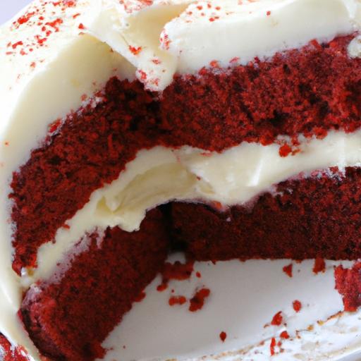 Decadent Red Velvet Cake with Lush Cream Cheese Frosting