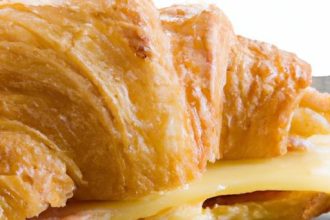 Flaky Ham & Cheese Croissant Sandwich: A Savory Delight