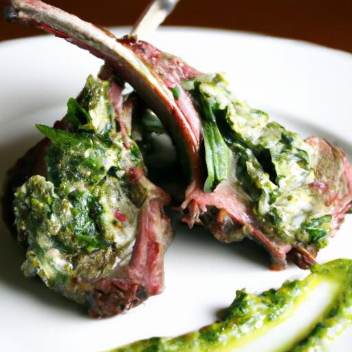 savor Grilled Lamb Chops with⁢ Zesty Mint Pesto Twist