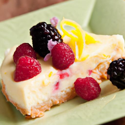 Zesty Bliss: Discover the Magic of Lemon berry Cheesecake