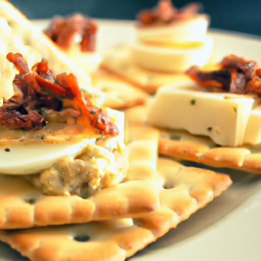 Perfect Pairings: Hard-Boiled Eggs with Crackers & Cheese