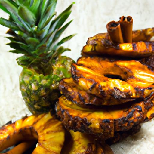 Savor ⁣the Sweet Spice: Fire-Roasted Pineapple‍ with Cinnamon