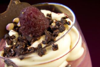 Decadent Raspberry Mousse with Luscious Chocolate Shavings