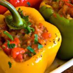 Hearty Stuffed Peppers: Flavorful Beans and Rice Recipe