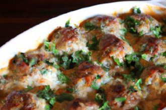 Hearty Keto Meatball Casserole: A Low-Carb Delight