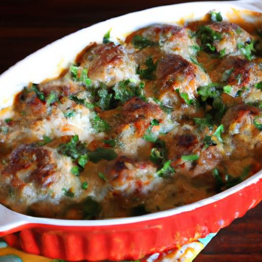 Hearty Keto Meatball Casserole: A Low-Carb Delight