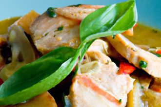 Savory Coconut Curry Chicken: A Flavorful Tropical Delight