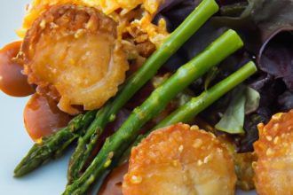 Savor the Fusion: Fishcakes & Scallops Stir-Fry Delight