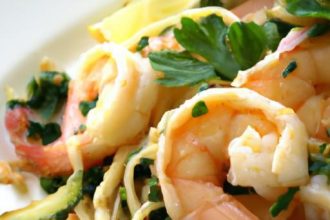 Savory Garlic Butter Shrimp Noodles: A Flavorful Twist