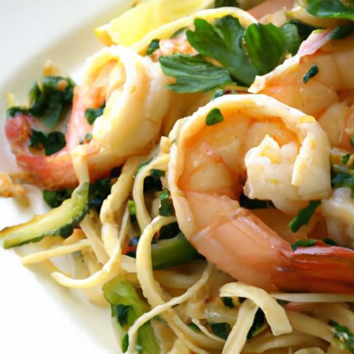 Savory Garlic Butter Shrimp Noodles: A Flavorful Twist