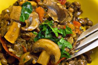 Hearty Vegan Wild Mushroom & Lentil Stew for Cozy Nights