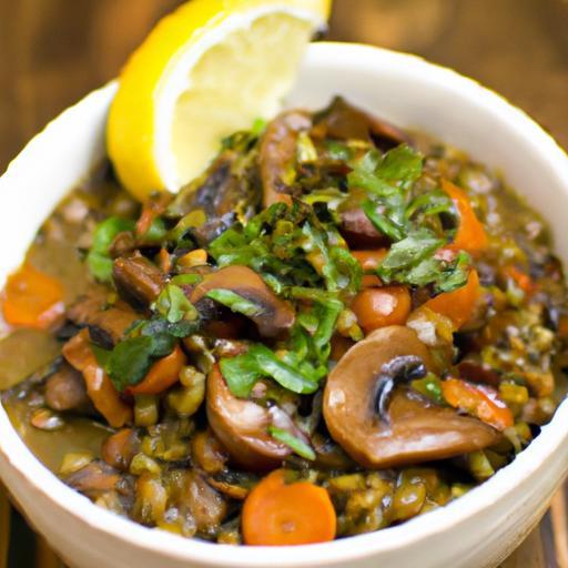 Hearty Vegan Wild Mushroom & Lentil Stew: A Nutritious Delight