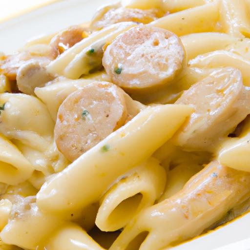 Savor the⁢ Creamy⁢ Delight of Sausage Alfredo ⁣Pasta Magic