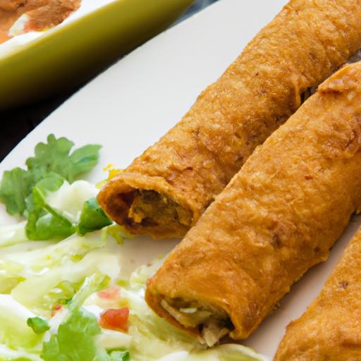 crispy Chicken ⁣& Cheese Taquitos: A Flavorful Fiesta ⁤Bite