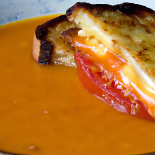 the ​Perfect Pair: Grilled Cheese & Tomato Soup Delight