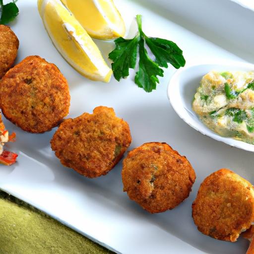 Bite-Sized Bliss: Mini Crab Cakes with Zesty Lemon Aioli