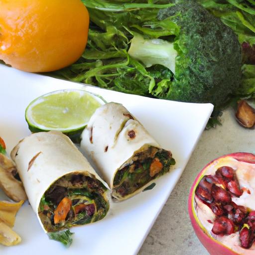 Wrap Up Freshness: The Delicious Veggie & Hummus Combo