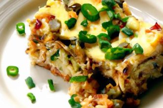 Spicy Vegan Jalapeño Cheese Rice Casserole Recipe Delight