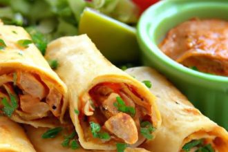 Crispy Chicken & Cheese Taquitos: A Flavorful Fiesta Bite